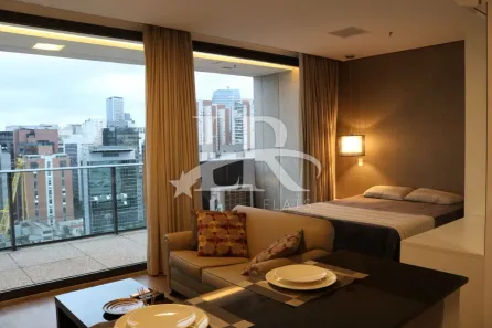 Flat com 1 Quarto para alugar, 45m² no Vila Olímpia, São Paulo