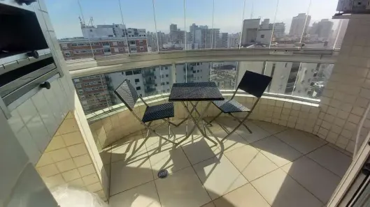 Apartamento com 2 Quartos para alugar, 91m² no Guilhermina, Praia Grande