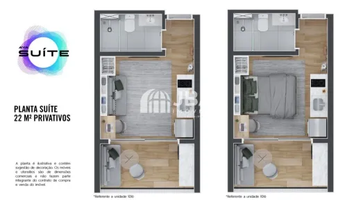 Kitnet com 1 Quarto à venda, 24m² no Centro, Curitiba