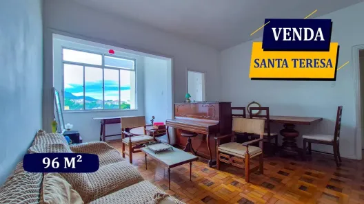 Apartamento com 3 Quartos à venda, 96m² no Santa Teresa, Rio de Janeiro