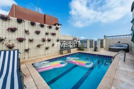 Cobertura com 4 Quartos à venda, 227m² no Pompéia, Santos
