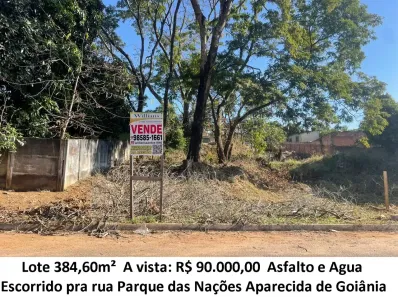 Lote/Terreno à venda, 384m² no Parque das Nações, Aparecida de Goiânia