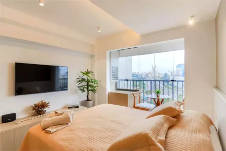 Apartamento com 1 Quarto para venda ou aluguel, 33m² no Vila Cordeiro, São Paulo