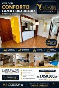 Apartamento com 3 Quartos à venda, 100m² no Jardim Camburi, Vitória