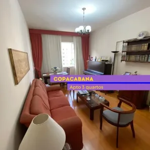 Apartamento com 3 Quartos à venda, 96m² no Copacabana, Rio de Janeiro