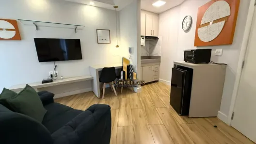 Apartamento com 1 Quarto para alugar, 30m² no Indianópolis, São Paulo