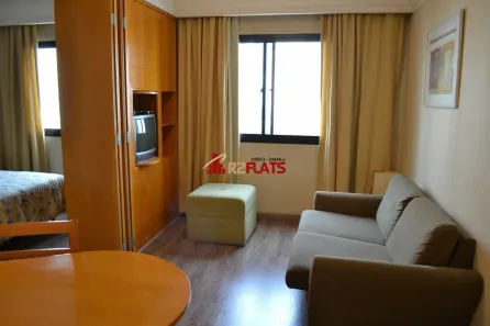 Flat com 1 Quarto para alugar, 33m² no Moema, São Paulo