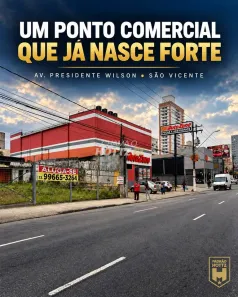 Lote/Terreno para alugar, 400m² no Centro, São Vicente