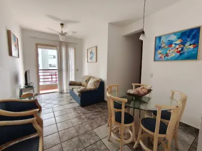 Apartamento com 2 Quartos para alugar, 60m² no Enseada, Guarujá