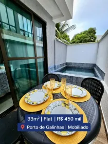 Apartamento com 1 Quarto à venda, 33m² no Porto de Galinhas, Ipojuca