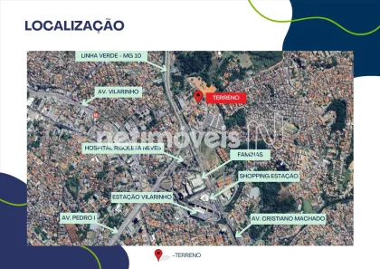 Lote/Terreno com 1 Quarto à venda, 360m² no Satélite, Belo Horizonte