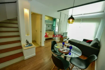 Flat com 1 Quarto para alugar, 50m² no Vila Nova Conceição, São Paulo