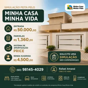 Casa com 2 Quartos à venda, 76m² no Loteamento Bertaville, Palmas