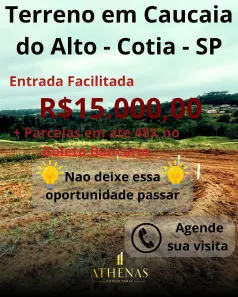Lote/Terreno à venda, 500m² no Jardim Japão (Caucaia do Alto), Cotia