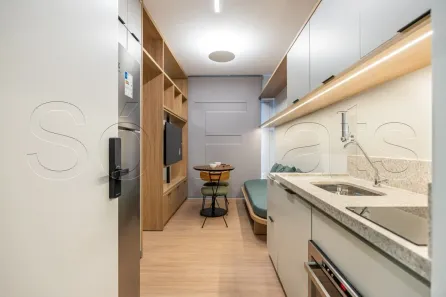 Apartamento com 1 Quarto para alugar, 27m² no Vila Nova Conceição, São Paulo