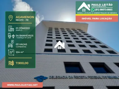 Sala Comercial com 1 Quarto para alugar, 225m² no Boa Vista, Recife