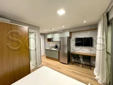 Flat com 1 Quarto para alugar, 30m² no Jardim das Acácias, São Paulo