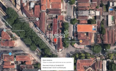 Lote/Terreno à venda, 415m² no Marapé, Santos