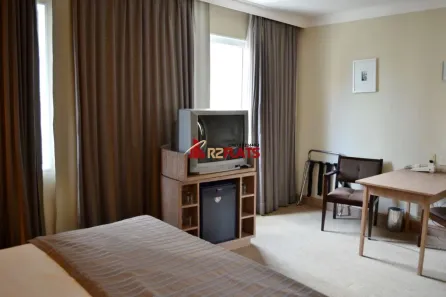 Flat com 1 Quarto à venda, 29m² no Cidade Monções, São Paulo