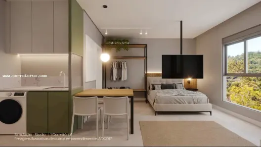 Apartamento com 1 Quarto à venda, 23m² no Canasvieiras, Florianópolis