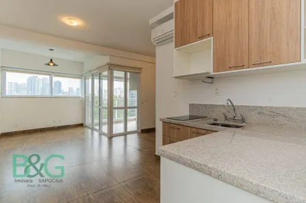 Apartamento com 1 Quarto para alugar, 42m² no Cidade Monções, São Paulo