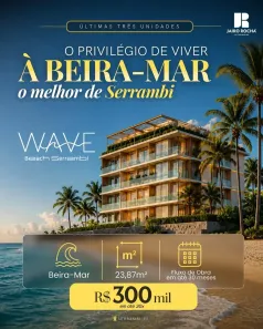 Flat com 1 Quarto à venda, 24m² no Enseadinha, Ipojuca