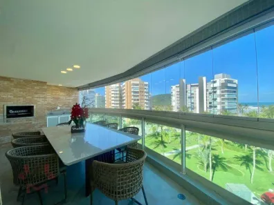 Apartamento com 3 Quartos para alugar, 143m² no Riviera, Bertioga