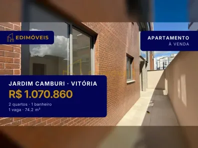 Apartamento com 2 Quartos à venda, 74m² no Jardim Camburi, Vitória