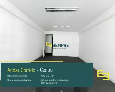 Imóvel Comercial para alugar, 250m² no Centro, Belo Horizonte