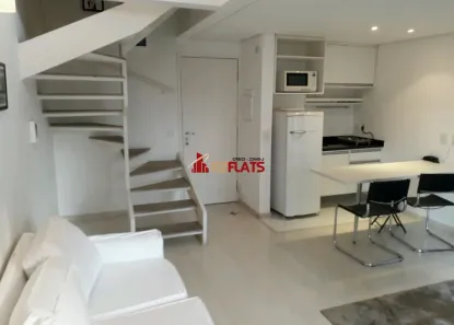 Flat com 1 Quarto para alugar, 45m² no Vila Nova Conceição, São Paulo