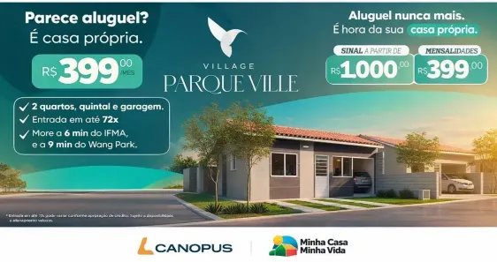 Casa de Condomínio com 2 Quartos à venda, 42m² no Vila Sao Jose, São José de Ribamar