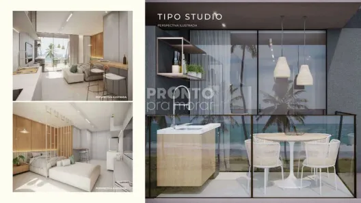 Flat com 1 Quarto à venda, 30m² no Centro, Ipojuca