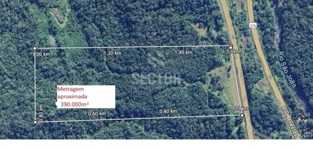 Fazenda/Sítio à venda, 390000m² no , Guaratuba