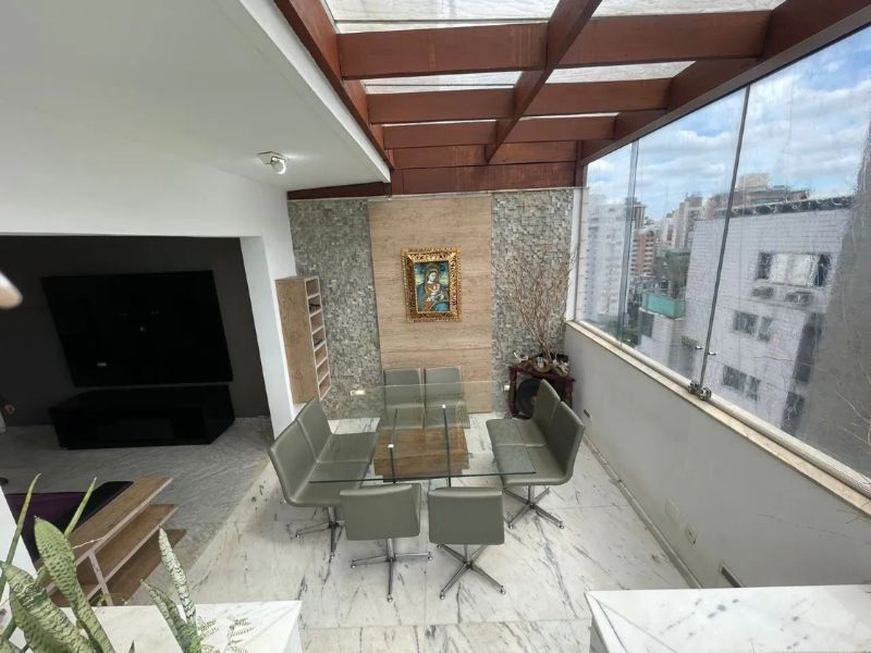 Cobertura com 2 quartos — Funcionários, Belo Horizonte