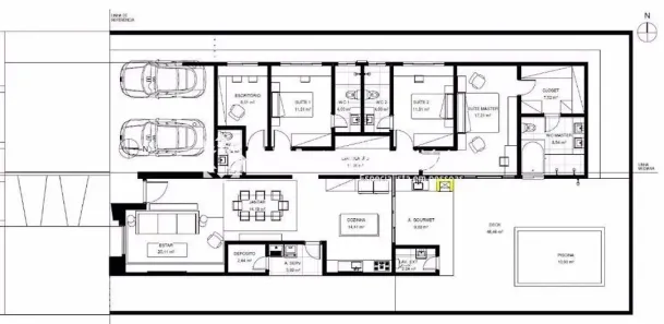 Casa com 3 Quartos à venda, 203m² no Plano Diretor Sul, Palmas