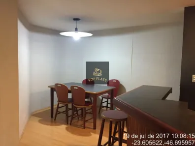 Flat com 1 Quarto para alugar, 48m² no Cidade Monções, São Paulo