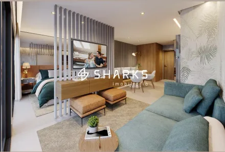 Flat com 1 Quarto à venda, 51m² no Jardim Goiás, Goiânia