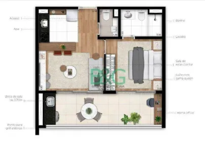 Apartamento com 1 Quarto à venda, 48m² no Vila Clementino, São Paulo