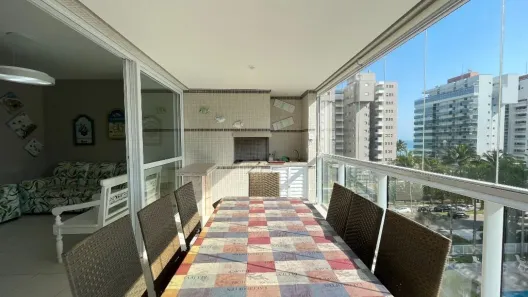 Apartamento com 4 Quartos para alugar, 132m² no Riviera, Bertioga
