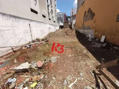 Lote/Terreno à venda, 350m² no Campo Grande, Santos