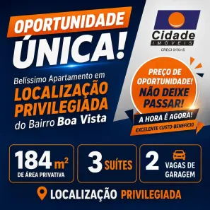 Apartamento com 3 Quartos à venda, 184m² no Parque Industrial, São José do Rio Preto