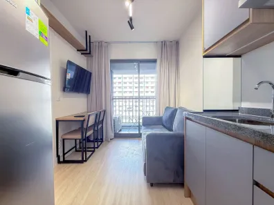 Apartamento com 1 Quarto para alugar, 40m² no Pinheiros, São Paulo