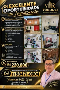 Casa com 3 Quartos à venda, 160m² no Telégrafo, Belém