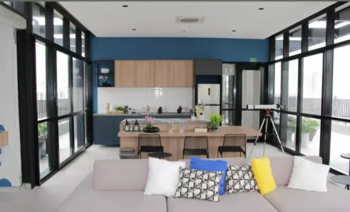 Apartamento com 1 Quarto para alugar, 24m² no Campos Elíseos, São Paulo