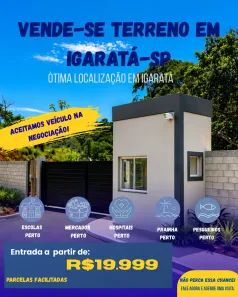 Lote/Terreno à venda, 600m² no Centro, Igaratá