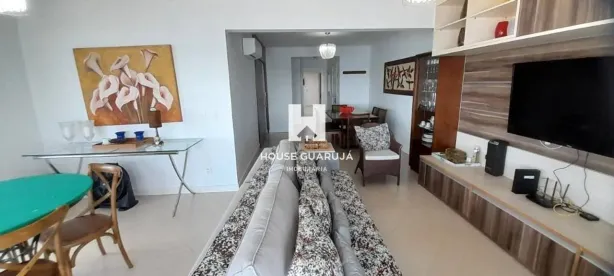 Apartamento com 3 Quartos para alugar, 168m² no Pitangueiras, Guarujá