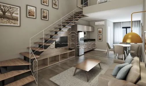 Flat com 1 Quarto à venda, 61m² no Vila São José, São José do Rio Preto