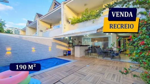 Casa de Condomínio com 4 Quartos à venda, 190m² no Recreio dos Bandeirantes, Rio de Janeiro