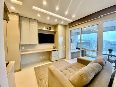 Apartamento com 1 Quarto para alugar, 42m² no Cidade Monções, São Paulo