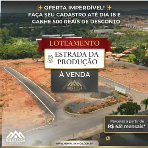 Lote/Terreno à venda, 180m² no Residencial Estância da Produção, Montes Claros